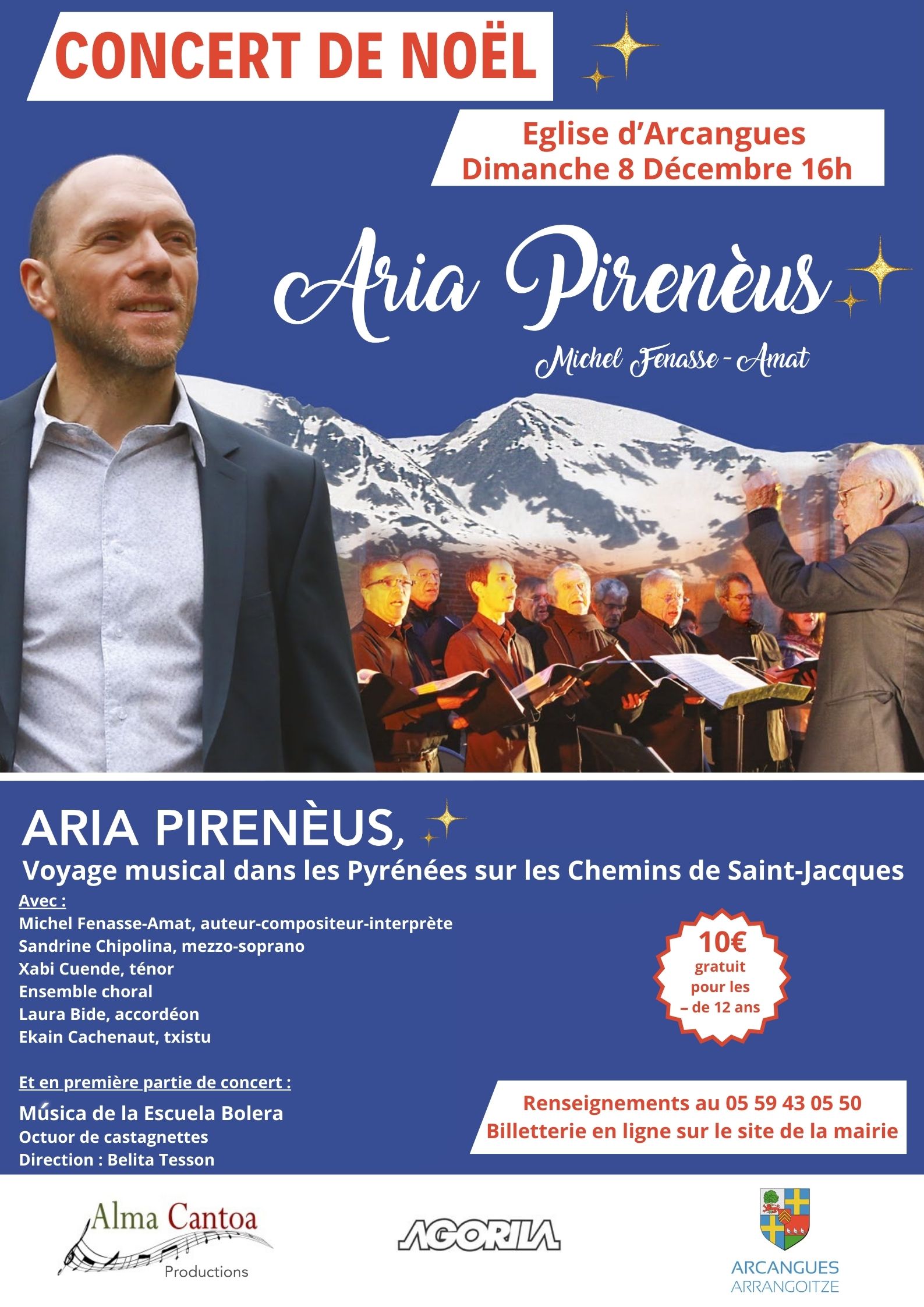 Affiche de concert - Aria Pirenèus